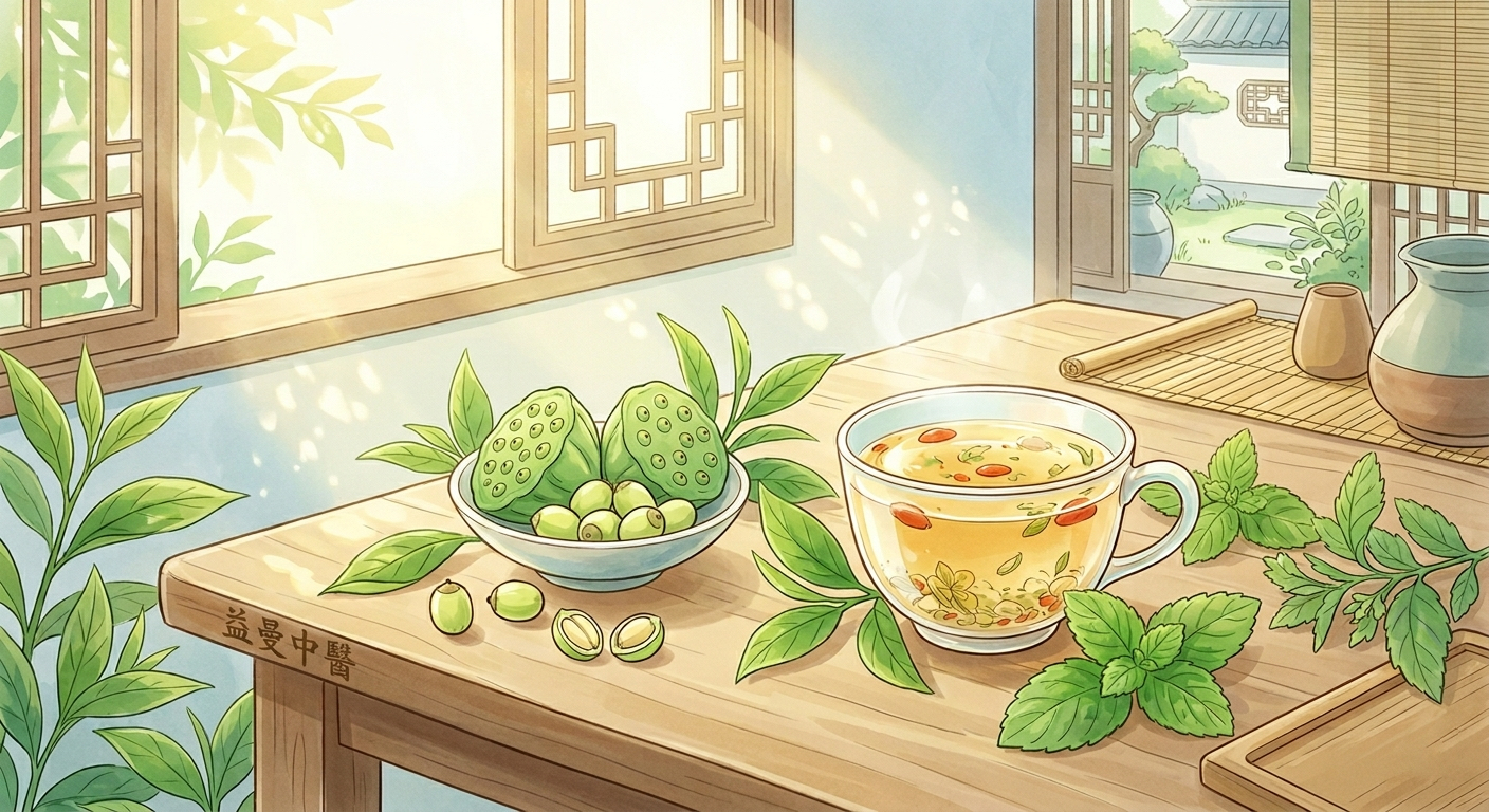 立夏報到越熱越要看！中醫私藏「養心降火術」，吃對這兩樣，讓你下午精神秒變好、整個夏天透心涼！
