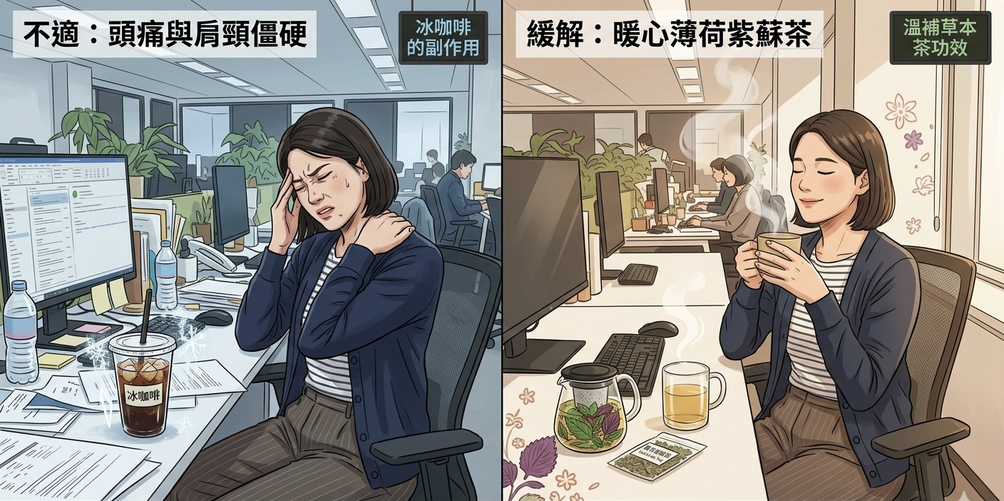下午喝冰美式反而更累？中醫教你兩招對抗冷氣病！