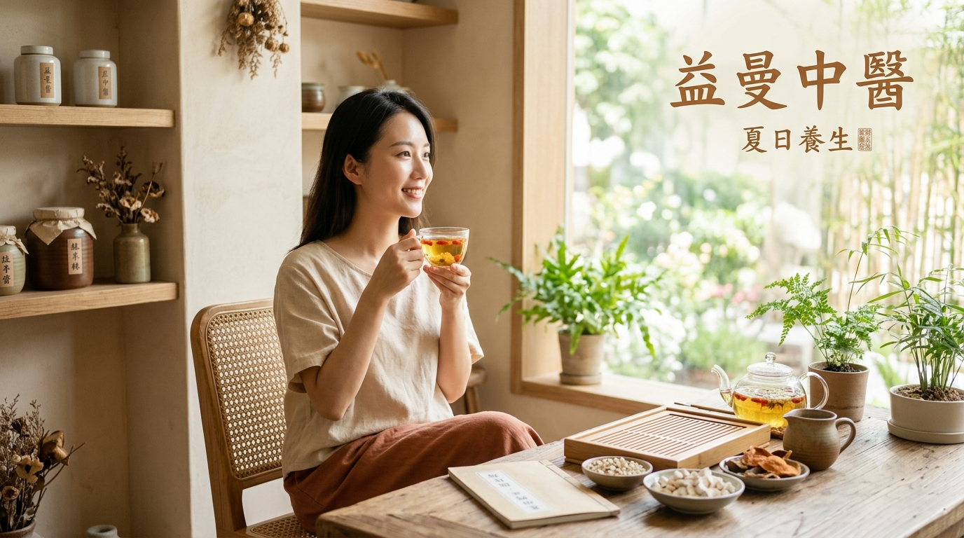 【中醫美顏】夏天出油又水腫？院長教你 3 招養出上鏡水煮蛋肌