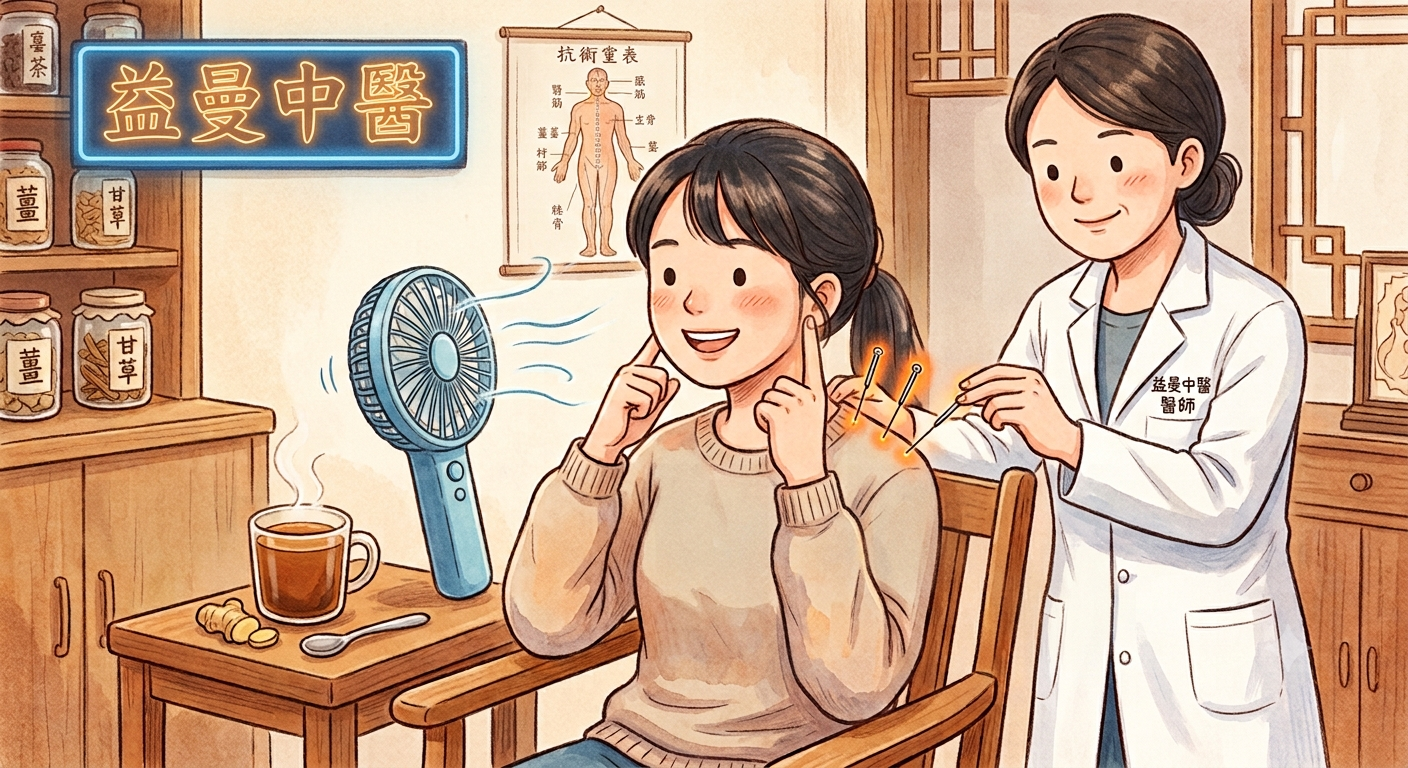 中醫,五臟保健,保健,保養,內科,冷氣病,台北市中醫診所推薦,台北減肥推薦,夏天,夏季養生,女醫師,掛脖風扇,新北市中醫診所推薦,新北減肥埋線推薦,松江南京捷運站,益曼中醫,翳風穴,肩頸僵硬,臨床醫學博士,落枕舒緩,調理,隨身風扇,面癱中醫,顏面神經失調,顏面神經麻痺,顏面針灸,風池穴,食補,養生,養身,體質調理,黑糖生薑茶 @益曼小天使 (益曼中醫) Emen Traditional Chinese Medicine Clinic (Emen TCM Clinic)