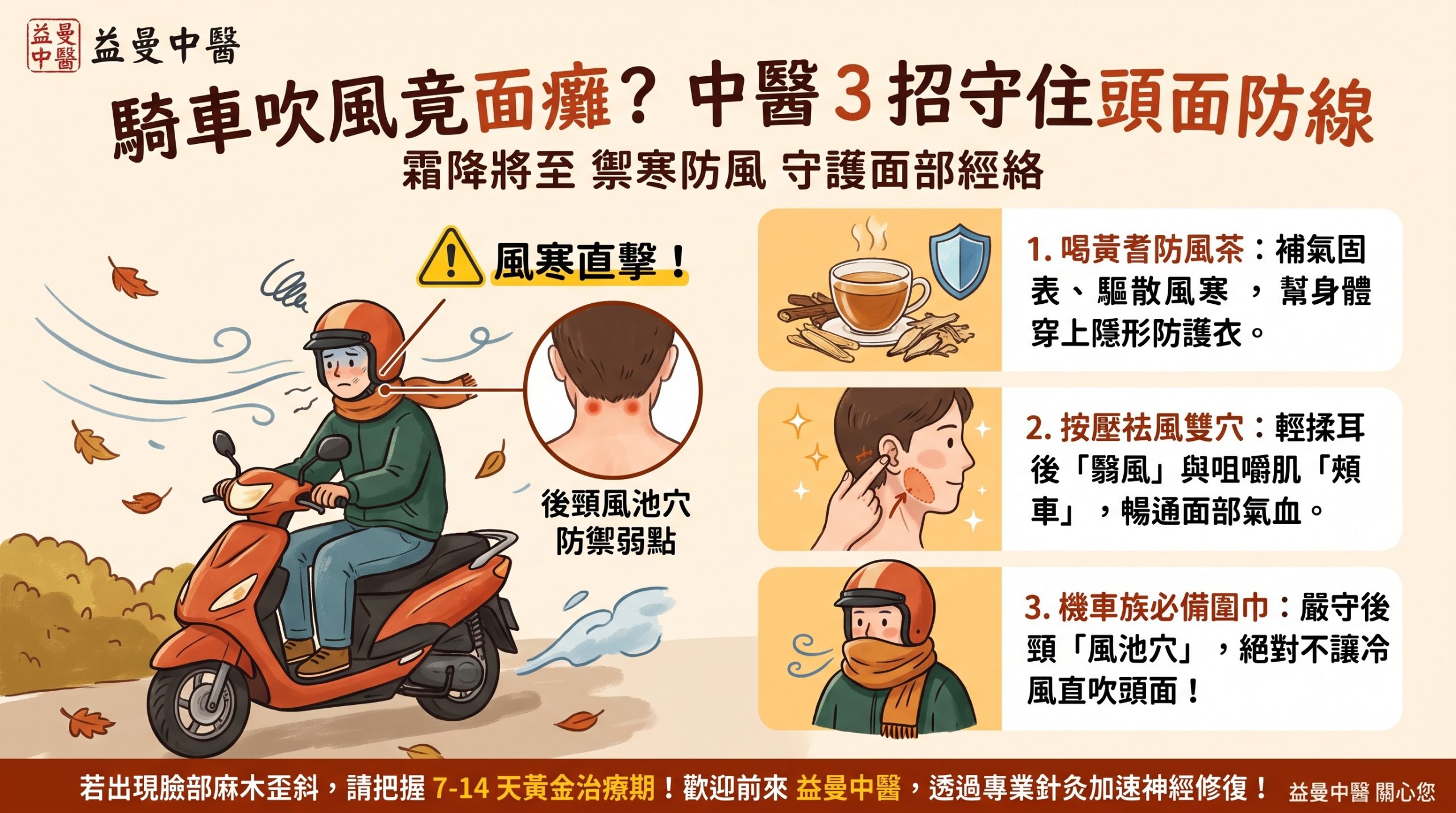 中藥,中醫,中醫針灸面癱,五臟保健,保健,保養,內科,台北市中醫診所推薦,台北減肥推薦,女中醫,女醫師,換季保暖,新北市中醫診所推薦,新北減肥埋線推薦,松江南京捷運站,益曼中醫,翳風穴位置,臨床醫學博士,調理,針灸,霜降養生,面癱治療,頭痛吹風,頰車穴按摩,顏面神經失調,顏面神經麻痺,食補,養生,養身,體質調理,黃耆防風茶 @益曼小天使 (益曼中醫) Emen Traditional Chinese Medicine Clinic (Emen TCM Clinic)
